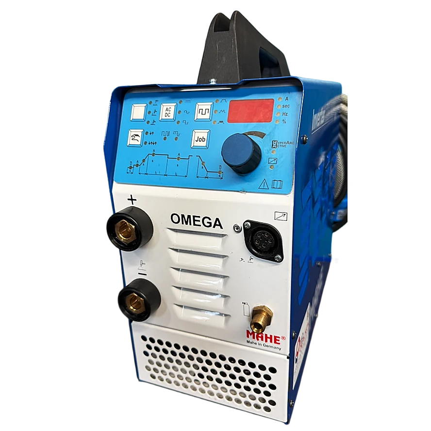 Occasion MAHE Omega 170 AC/DC – Profi WIG/TIG Schweißgerät (Alu, Edelstahl, Stahl) / 230V